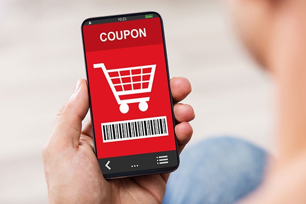 Cell Phone with Coupon