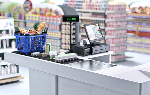 small grocery basket